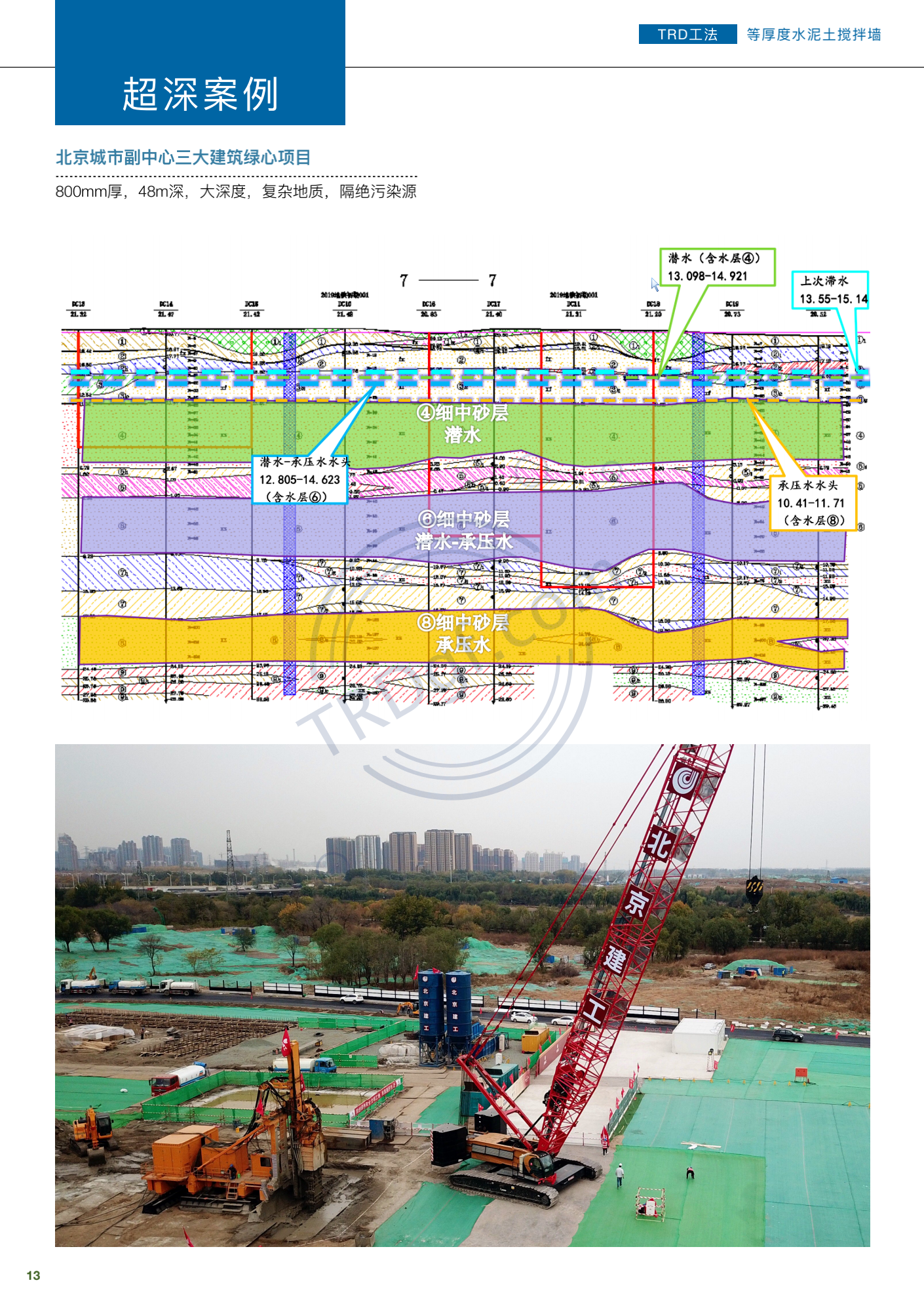 德泓建設(shè) TRD工法，橋隧工程、深基坑圍護(hù)、土壤治理、水利防滲